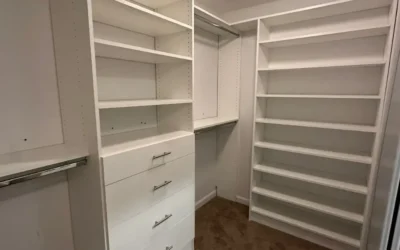 Modern and functional custom closet